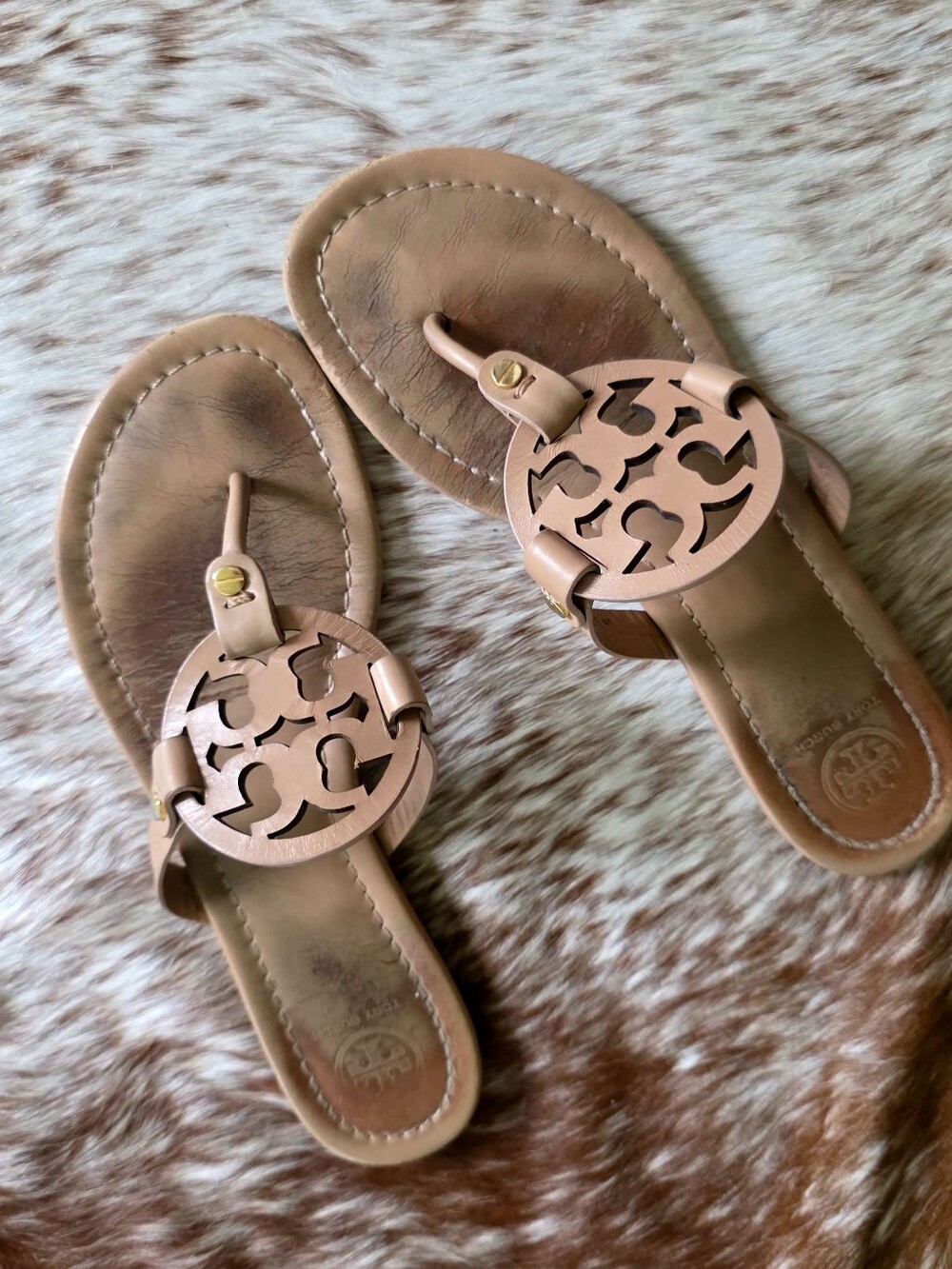 Tory Burch Miller Sandals Size 8